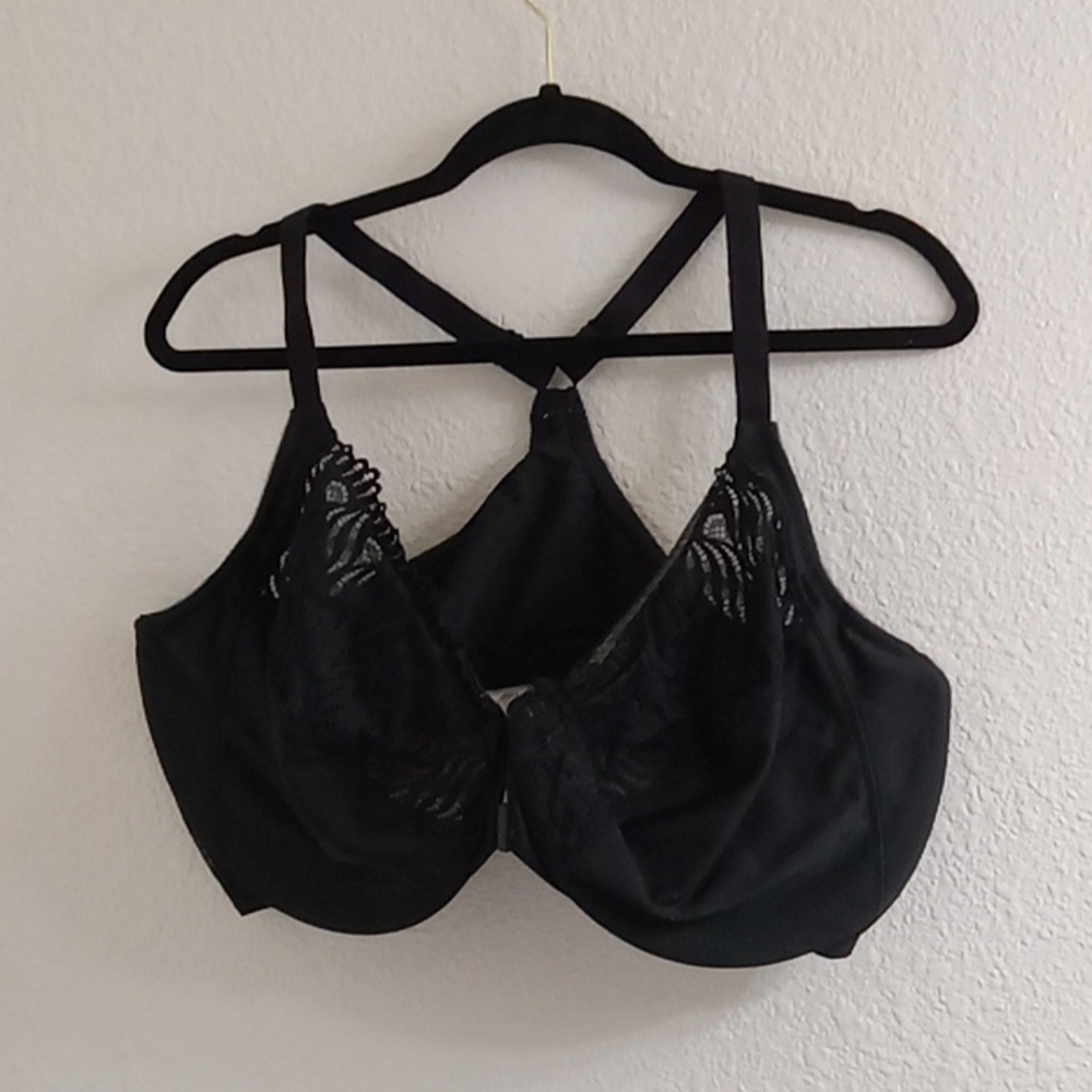 Glamorise open front racer back bra size 46F